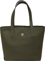 GORSKI Leather Tote Bag with Removable Zipped Pouch