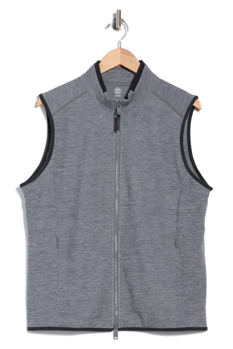 Double Knit Tech Golf Vest, Alternate, color, CHARCOAL MELANGE