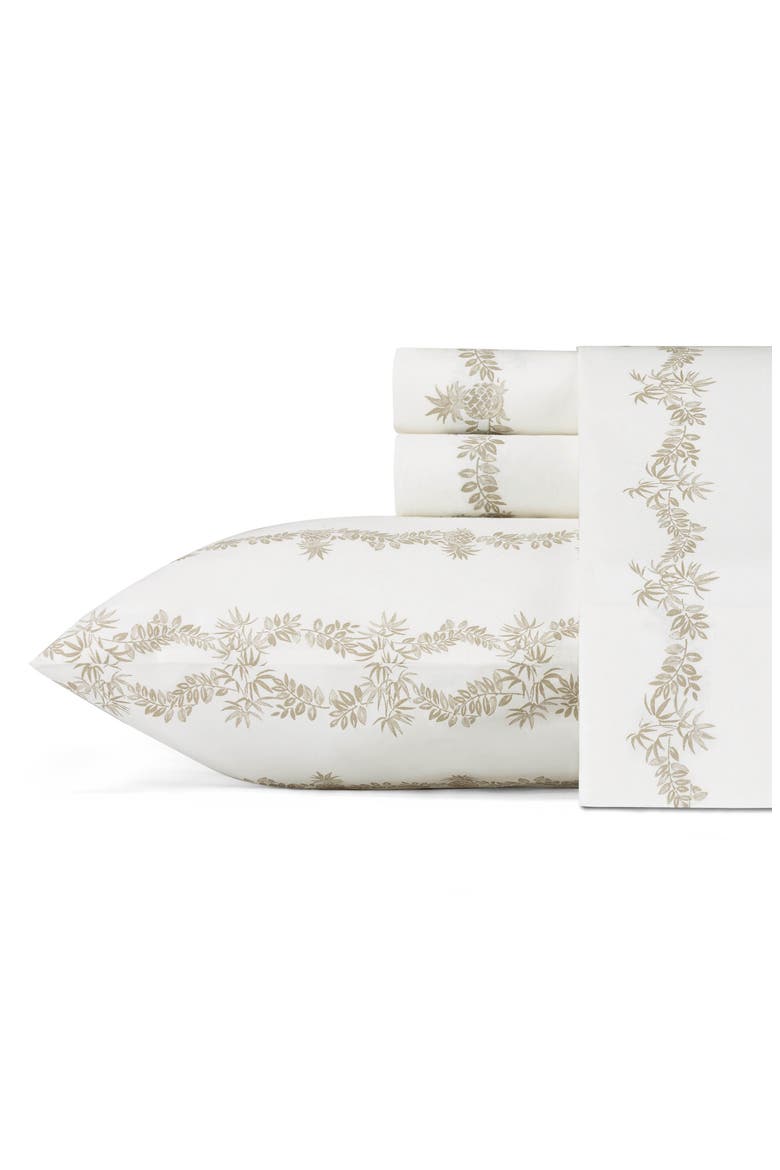 Print 200 Thread Count Sheet Set, Main, color, PASTEL BROWN