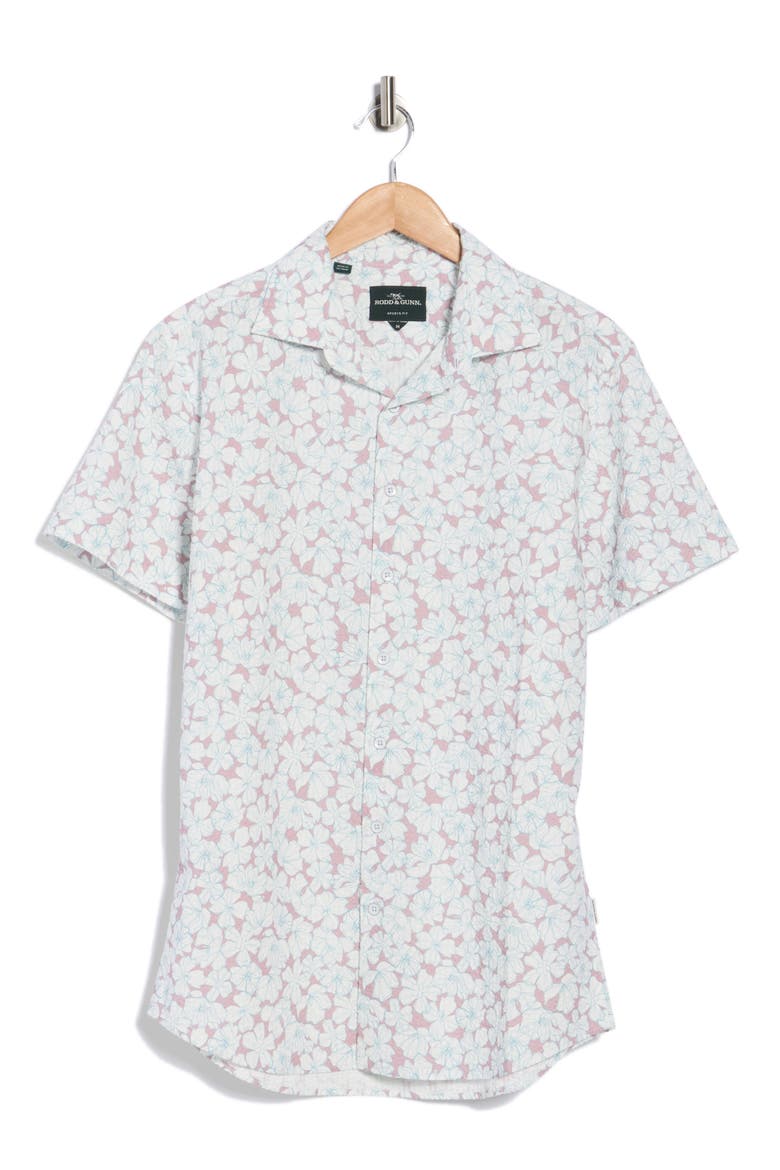 Kettle Park Sports Fit Cotton Button-Up Shirt, Alternate, color, PINK SALMON