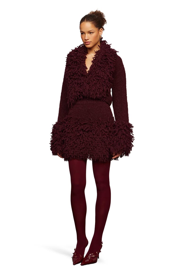 Lilia Knit Top, Alternate, color, Pinot Noir