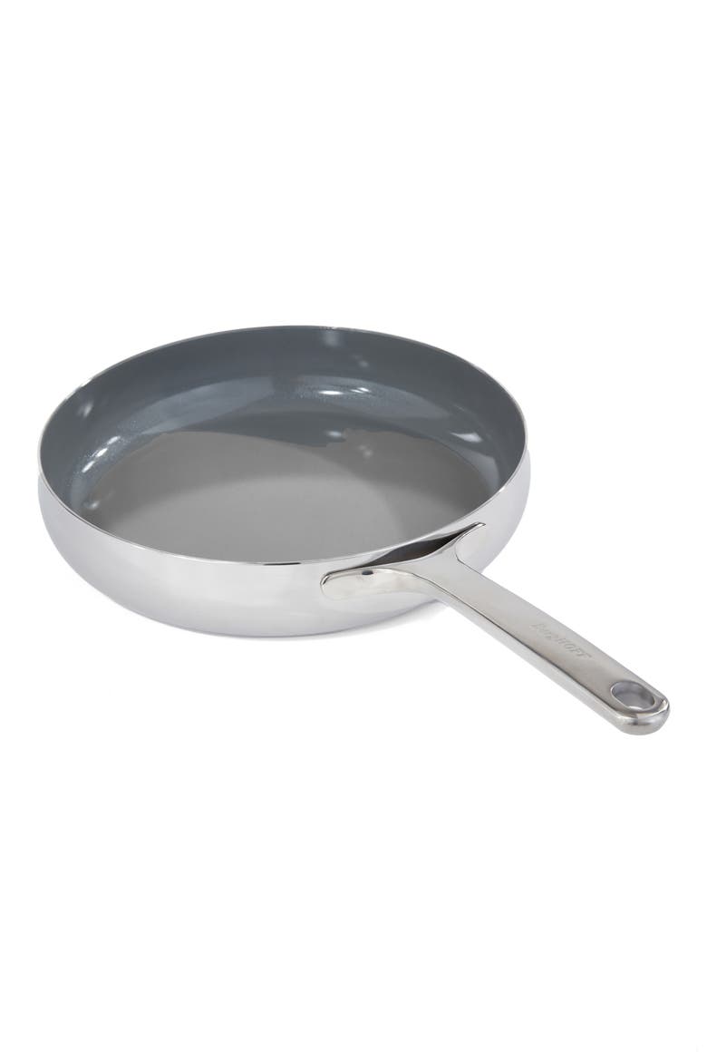 Belly Tri-Ply Stainless Steel Skillet, Alternate, color, STELLAR