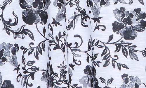 Ruby Rd. Plus Size Floral Ombre Border Sublimation Knit Top