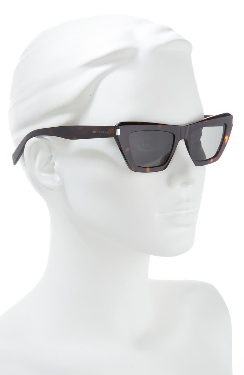 Saint Laurent 52mm Square Sunglasses, Alternate, color,