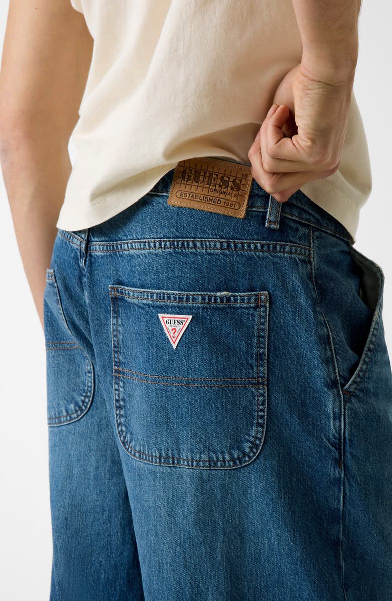 GUESS ORIGINALS Super Baggy Wide Leg Jeans, Alternate, color, Gpai-Light