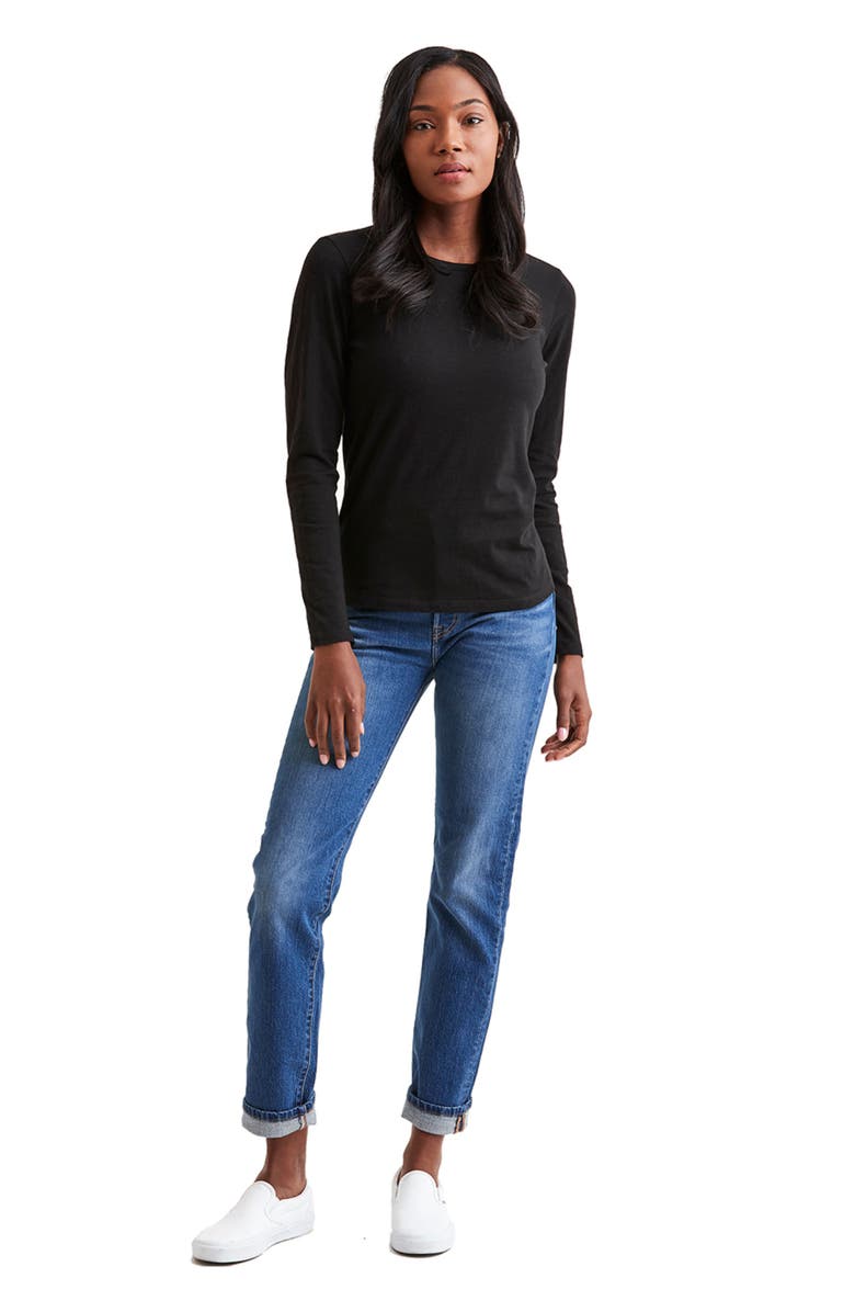 Goodlife Everyday Classics Long Sleeve Crewneck T-Shirt, Alternate, color, 