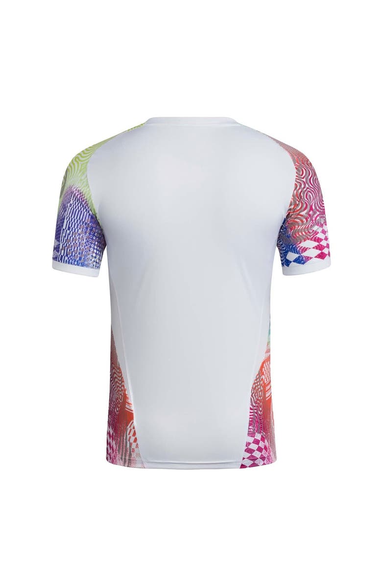 adidas Men's adidas White Inter Miami CF 2025 Pride Pre-Match Top, Alternate, color, White