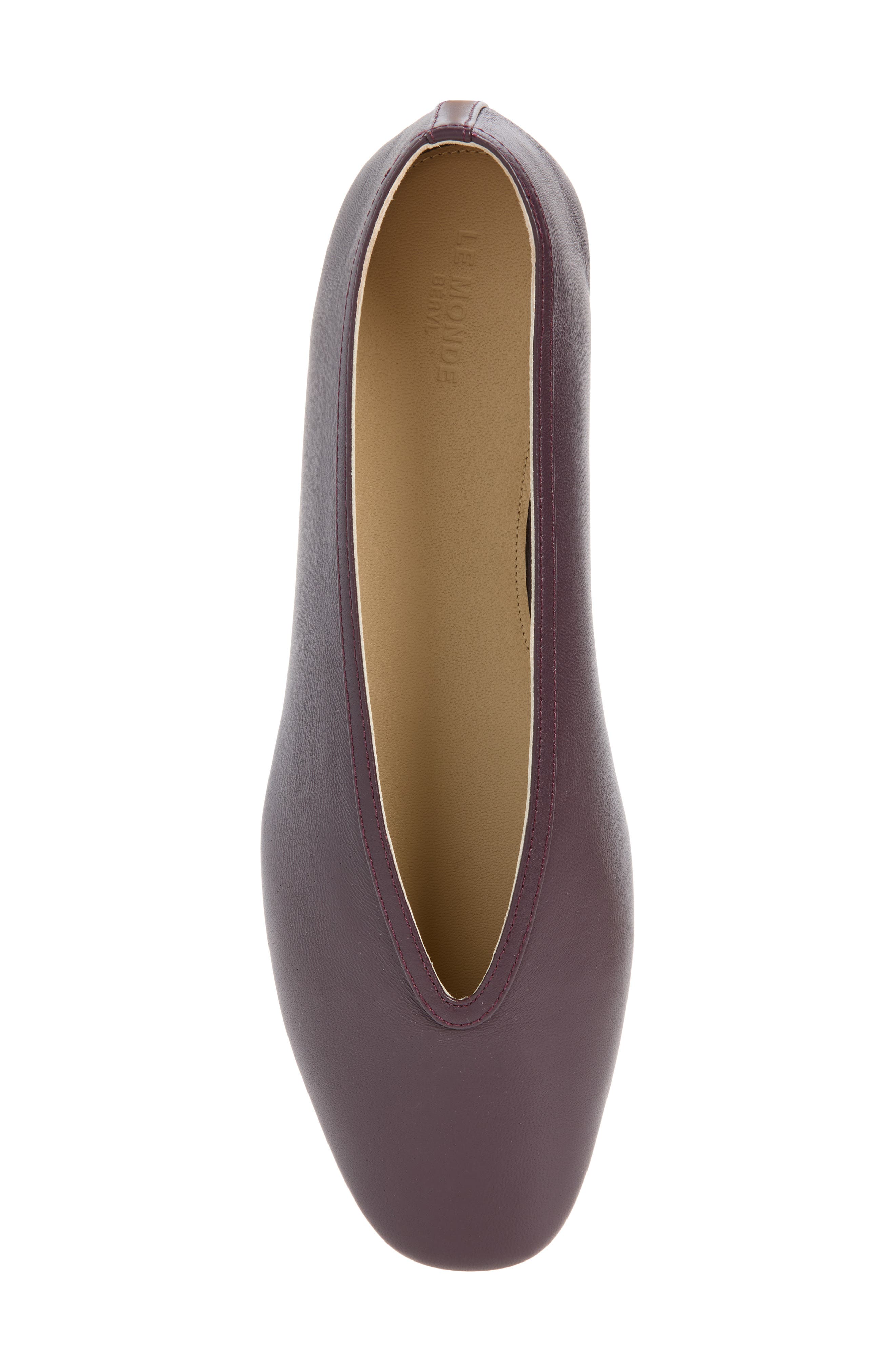 Luna Ballet Flat, Alternate, color, PLUM