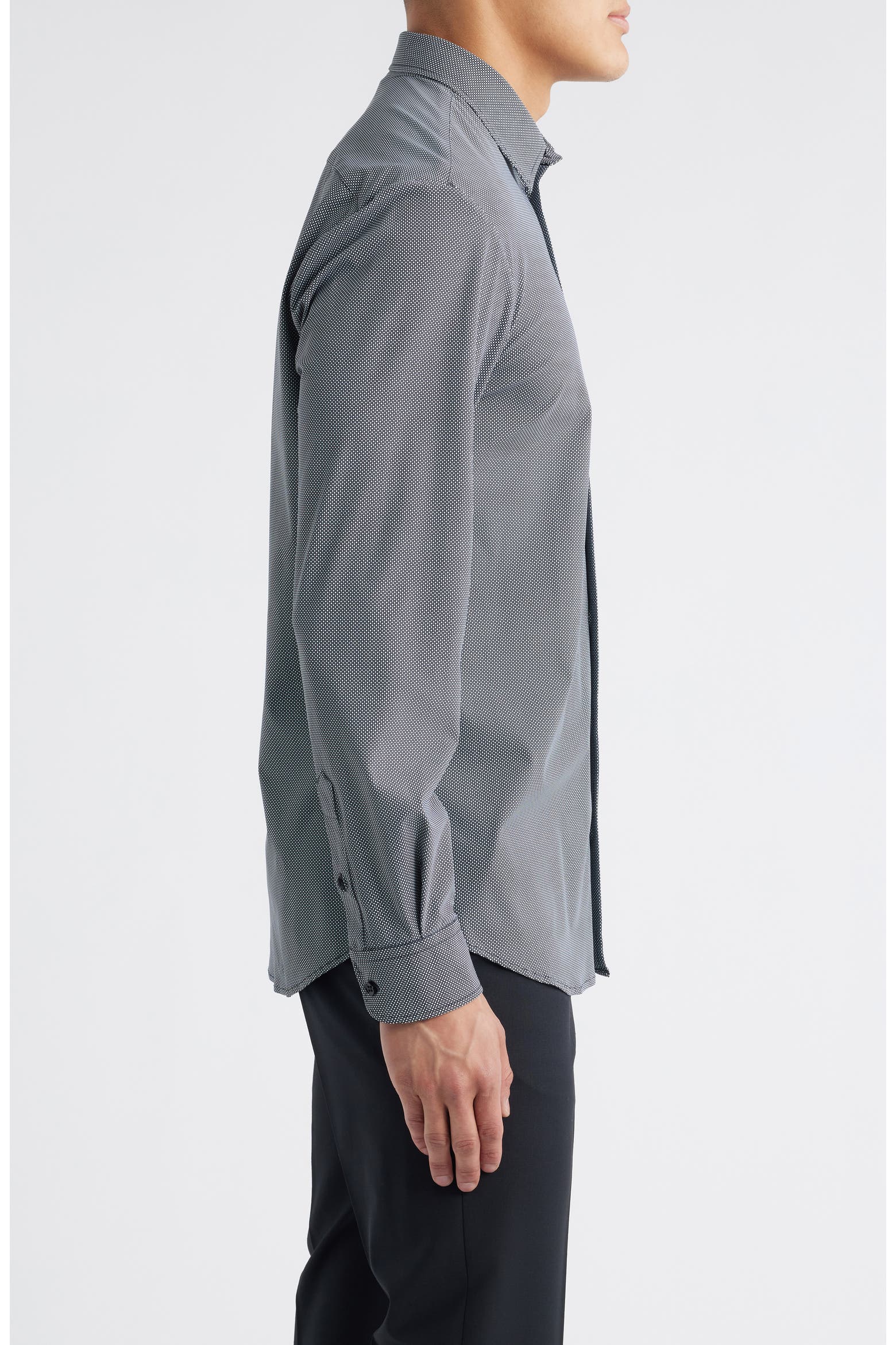 Microdote Emporio Armani Microdot Button-Up Shirt (Men) | Nordstromrack