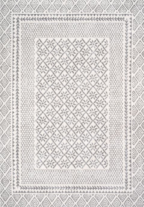 Athens Modern Geometric Boho Area Rug