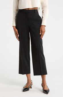 Theory High Waist Straight Leg Pants
