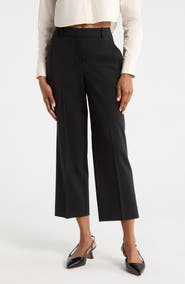 Theory High Waist Straight Leg Pants