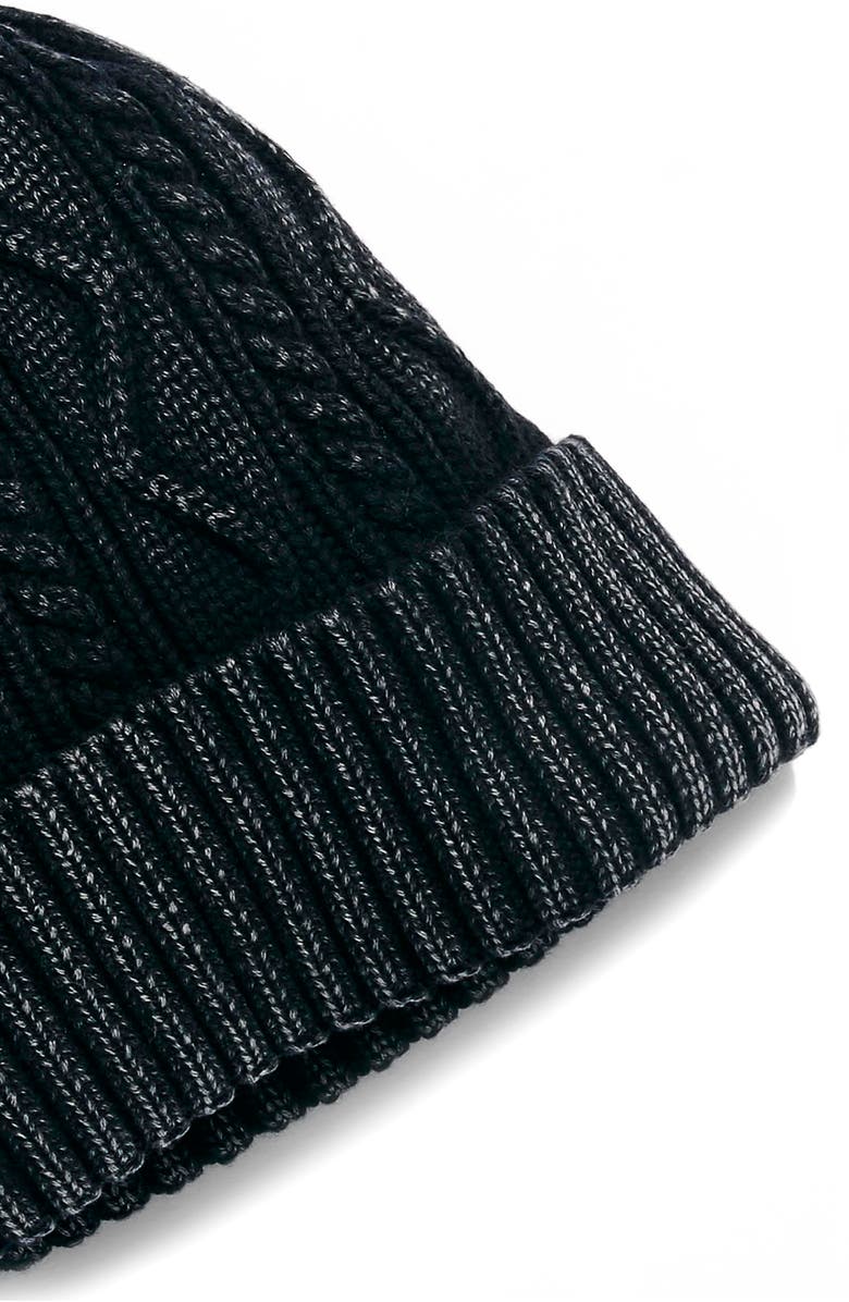 Free People Storm Washed Cotton Cable Beanie, Alternate, color, 