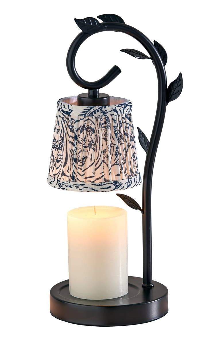 Ivy Candle Warmer Lamp, Alternate, color, BLACK