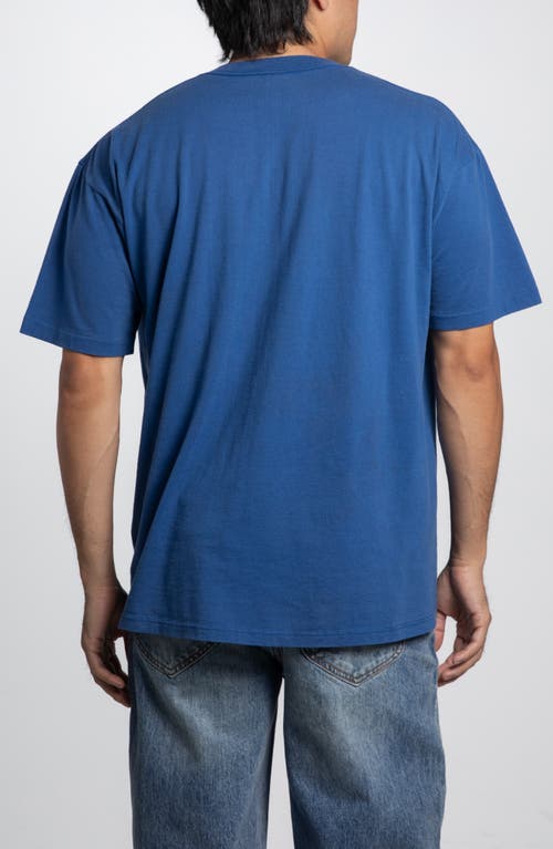 Elwood Vintage We're Here For You Whnt Tee In Blue
