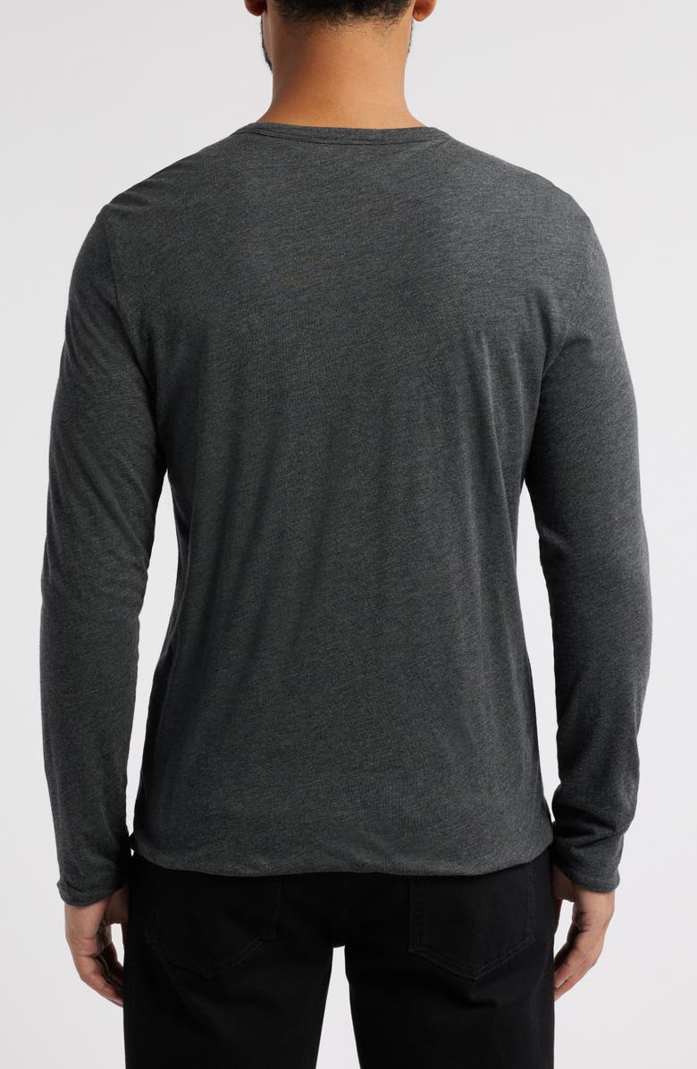 Faherty Cloud Reversible Crewneck T-Shirt, Alternate, color, Charcoal Heather
