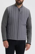 Hunter Kindale Quilt Jacket with Sweater Sleeves