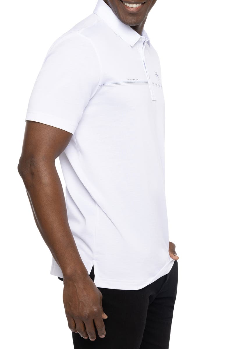 TravisMathew Luna Sol Stripe Polo, Alternate, color, 