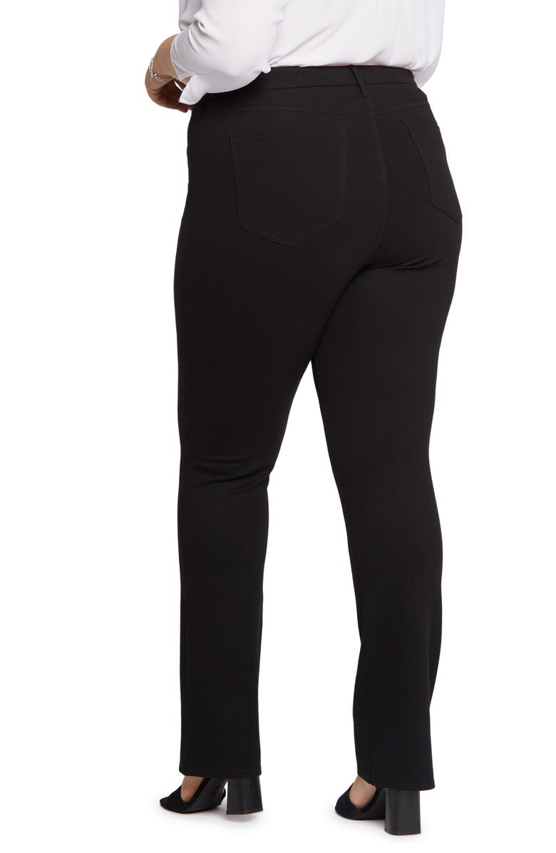 NYDJ Marilyn Straight Leg Pants, Alternate, color, Black
