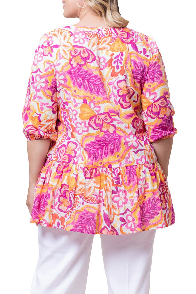 Oasis Tunic Top, Alternate, color, ARTFUL TROPICAL PRINT