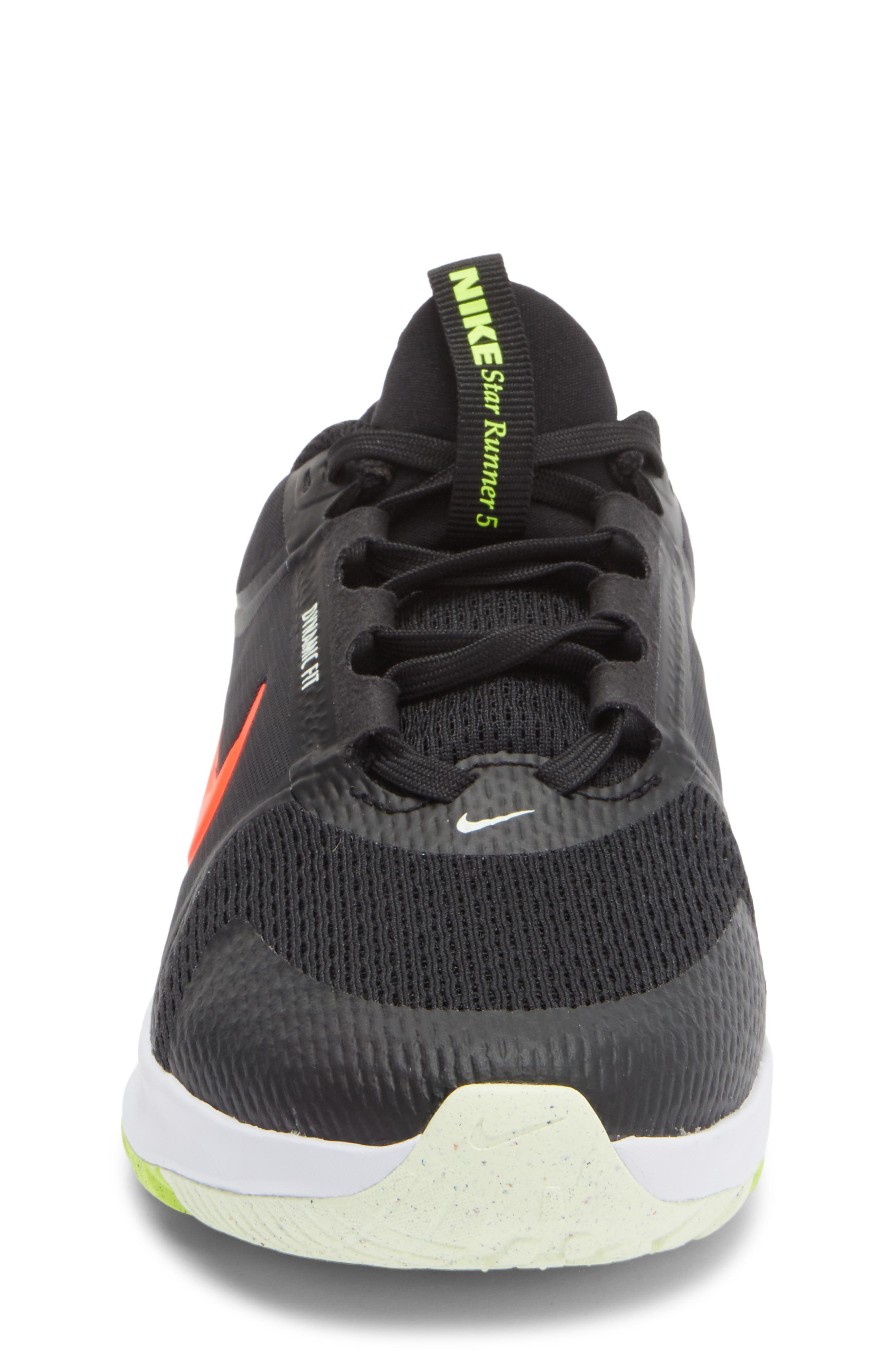Nike Kids' Star Runner 5 Sneaker, Alternate, color, Black/ Crimson/ Anthracite