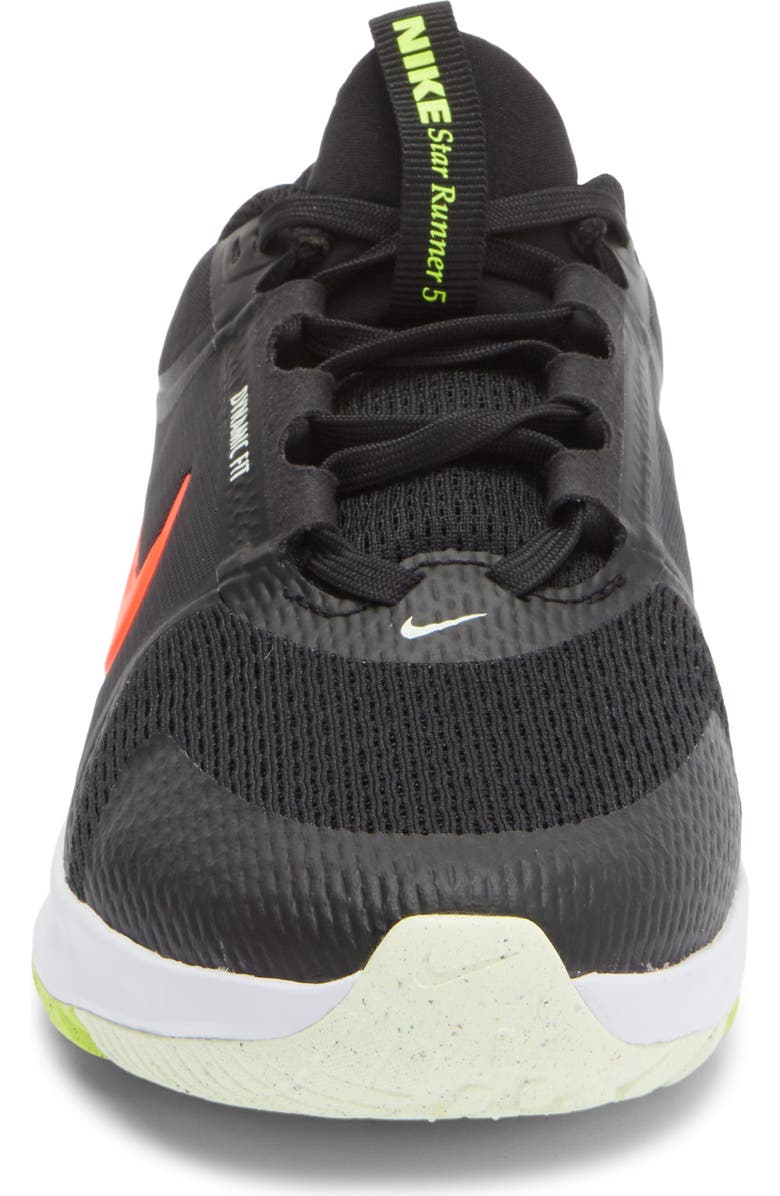 Nike Kids' Star Runner 5 Sneaker, Alternate, color, Black/ Crimson/ Anthracite