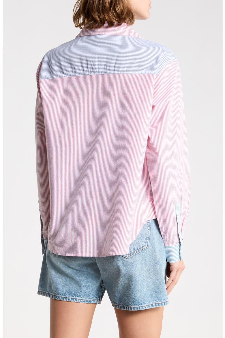 Cami Stripe Shirt, Alternate, color, RED MIX
