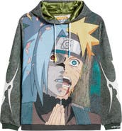 VERYRARE Narutu vs. Sasuke Jacquard Graphic Hoodie