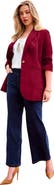 Roaman's Plus Size Relaxed Boyfriend Blazer