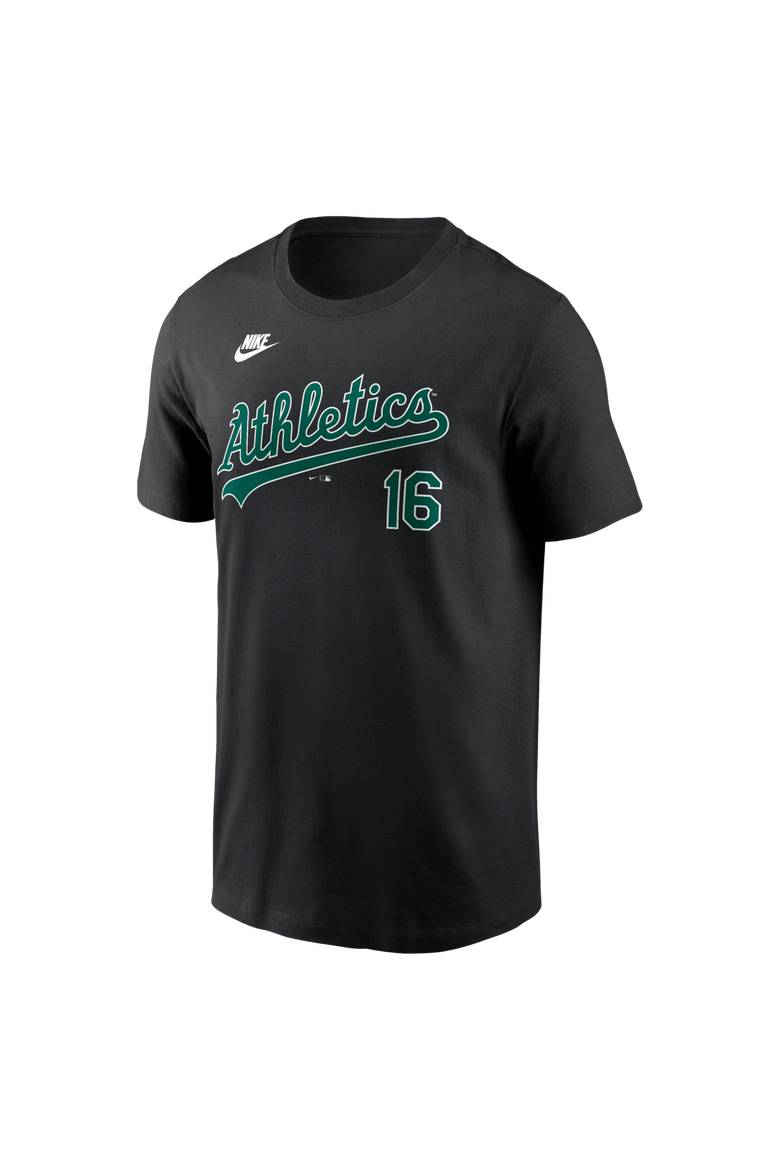 Men's Nike Jason Giambi Black Athletics Cooperstown Collection Name & Number T-Shirt, Alternate, color, Black