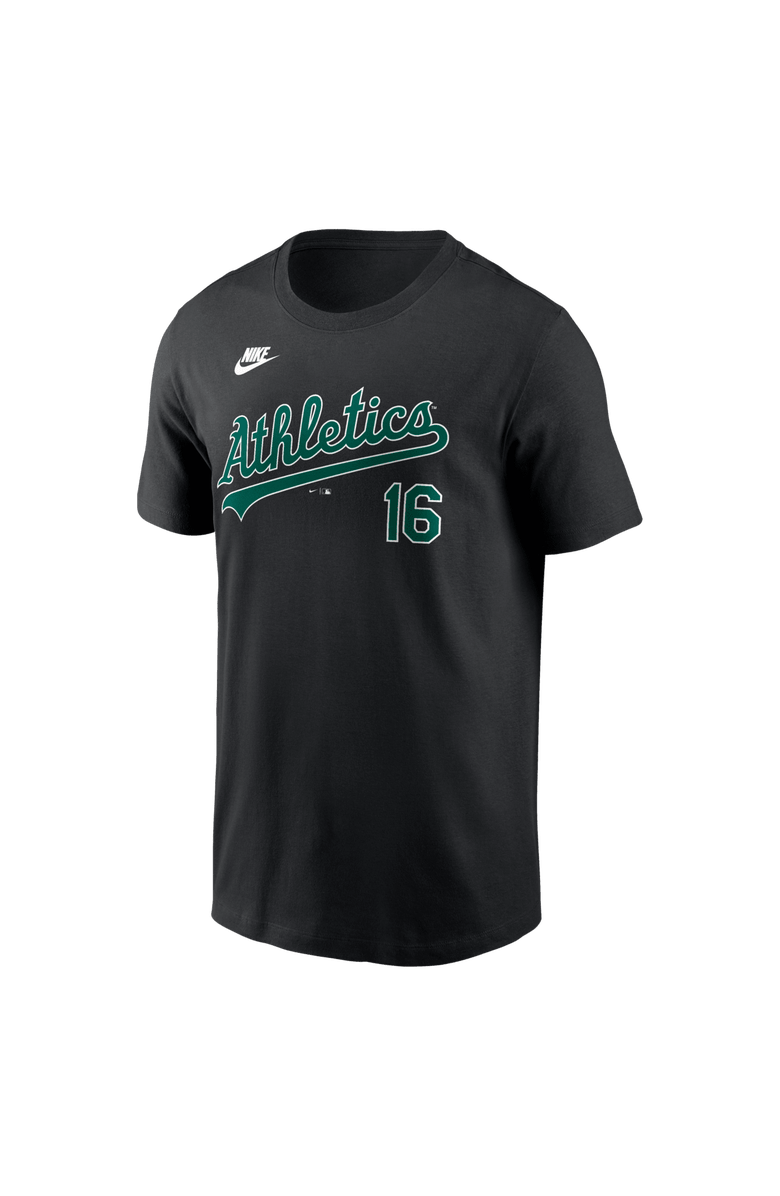 Nike Men's Nike Jason Giambi Black Athletics Cooperstown Collection Name & Number T-Shirt, Alternate, color, Black