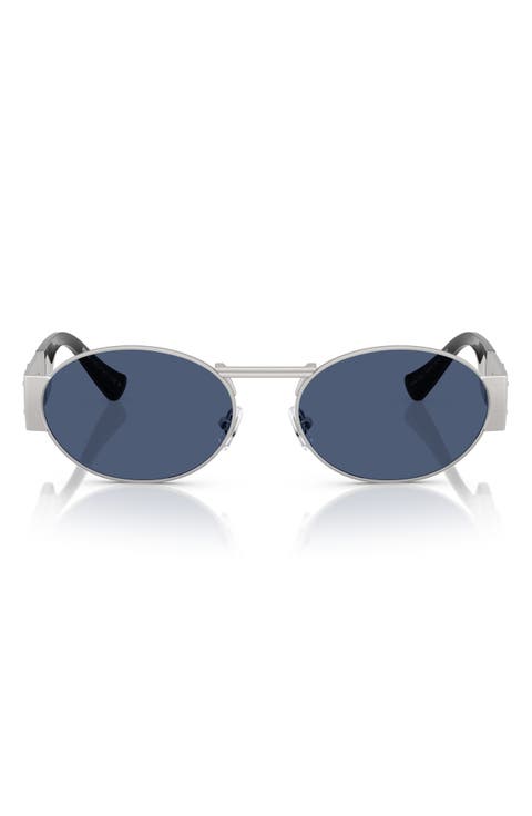 56mm Oval Sunglasses