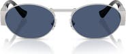 Versace 56mm Oval Sunglasses