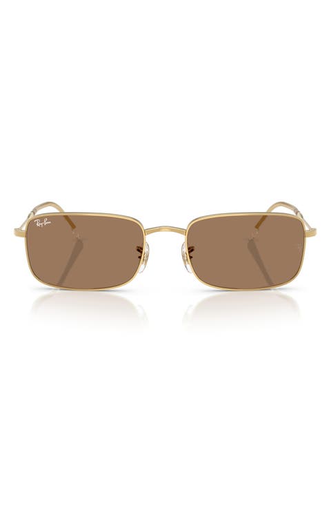 59mm Rectangle Sunglasses