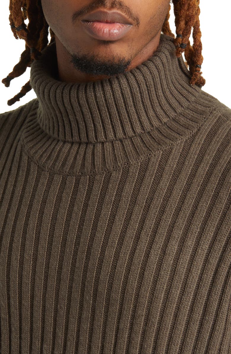 Fear of God Essentials Rib Turtleneck Sweater, Alternate, color, 