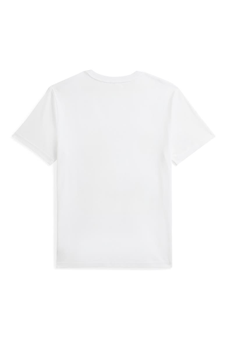 Kid's Patriotic Polo Bear Cotton Graphic T-Shirt, Alternate, color, WHITE CORE BEAR