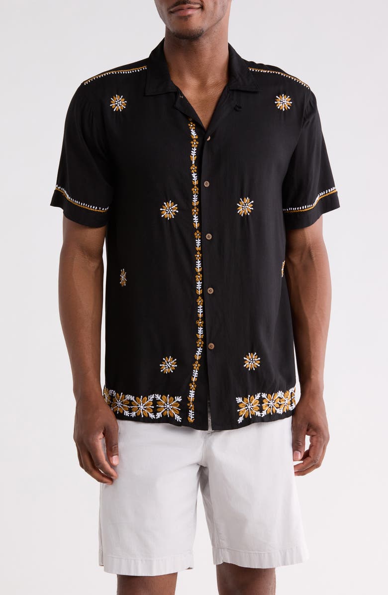 Raga Man Atharv Short Sleeve Button-Up Shirt, Main, color,