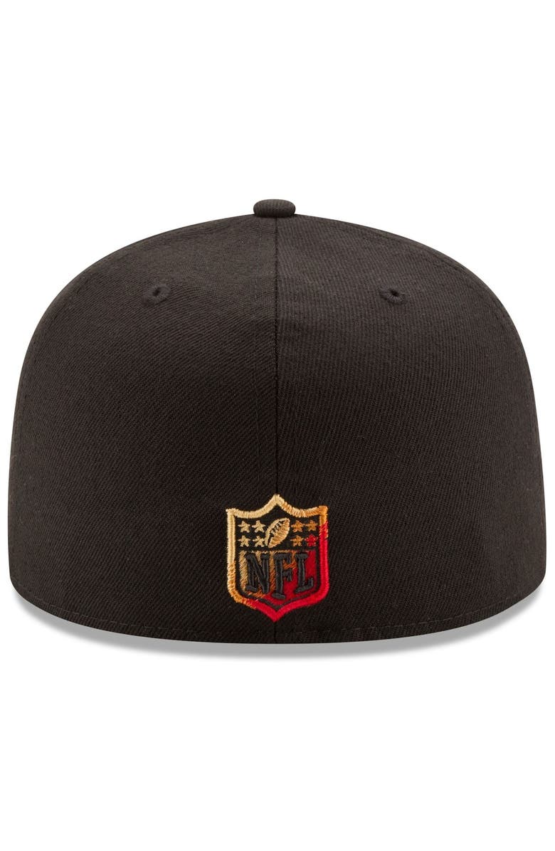 New Era Men's New Era Black San Francisco 49ers Color Dim 59FIFTY Fitted Hat, Alternate, color, 