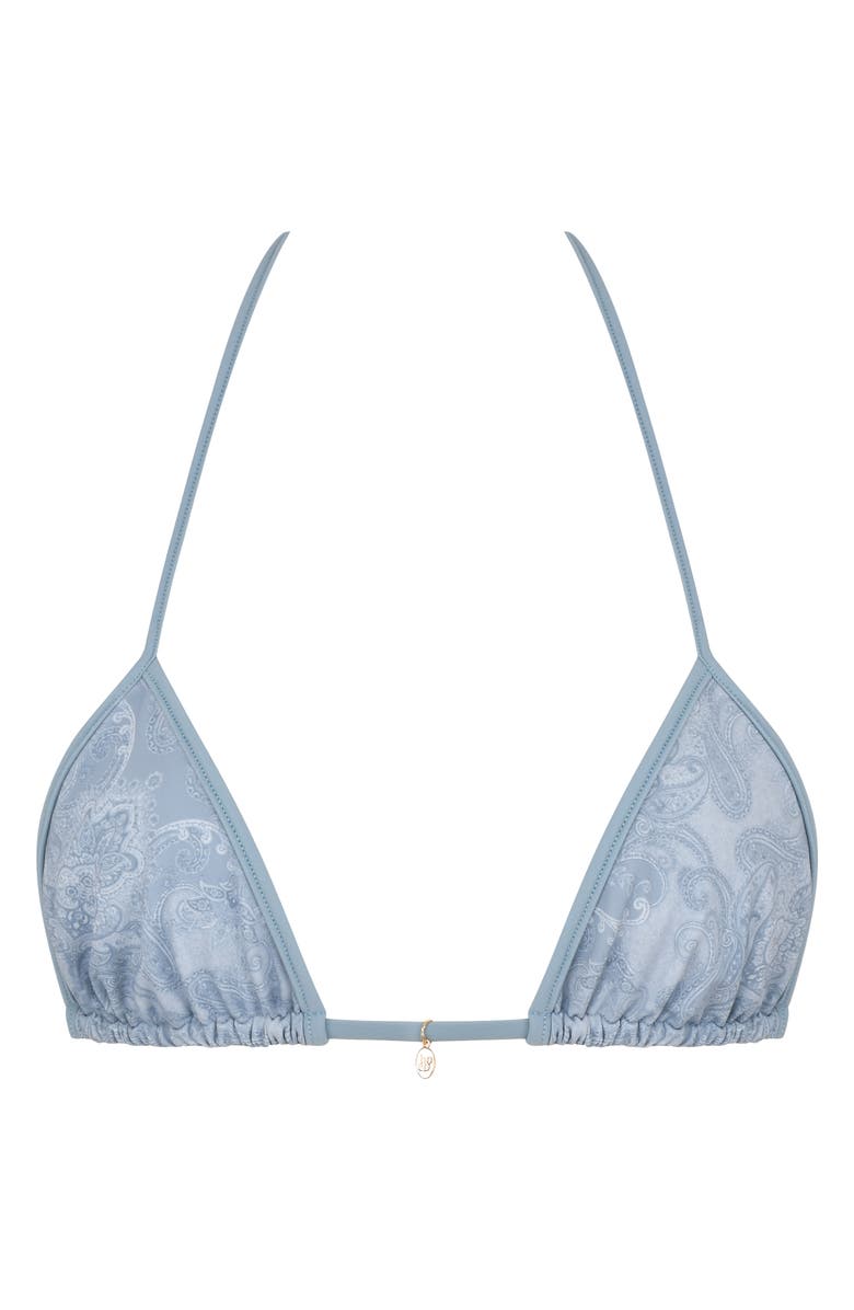 HOUSE OF CB Bali-I Paisley Triangle Bikini Top, Alternate, color,