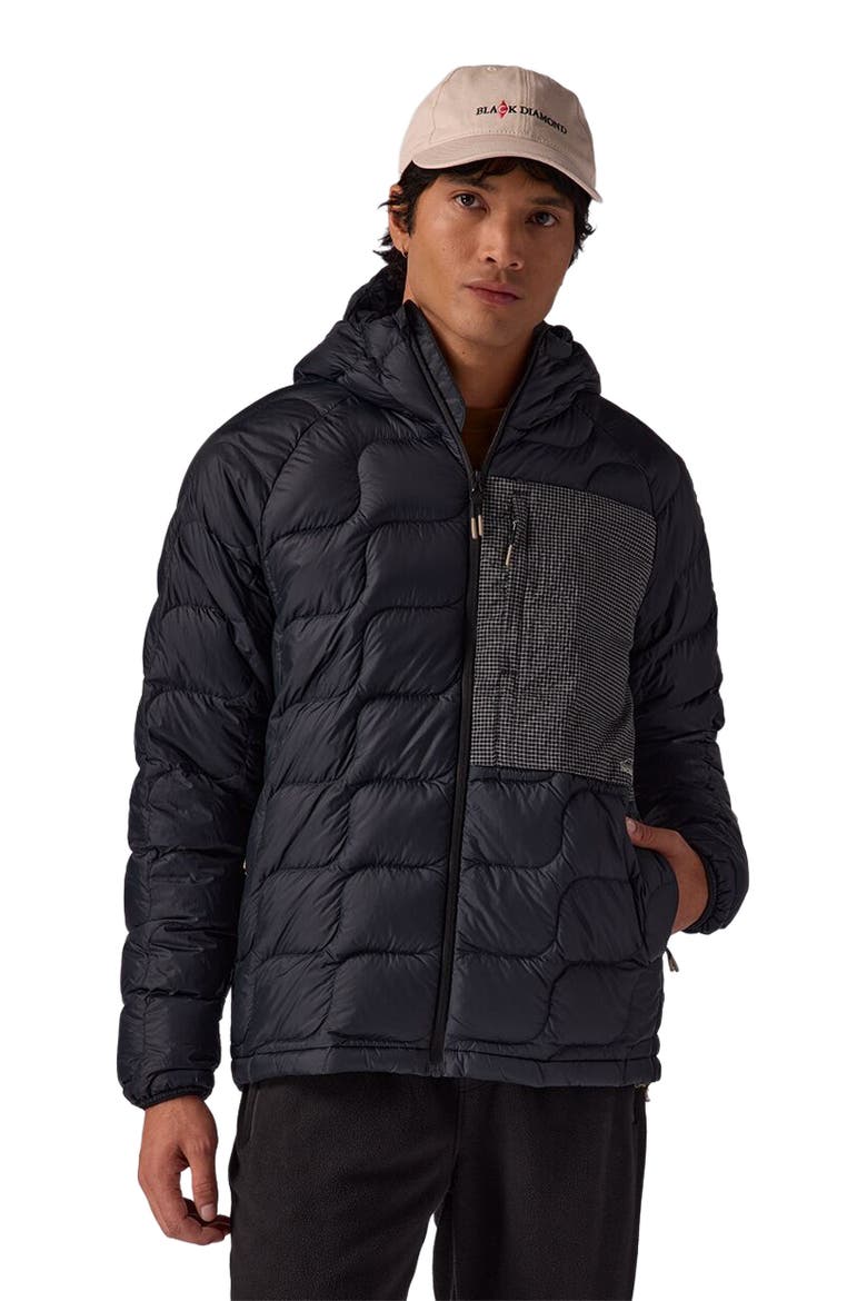 Waas Allied Down Hooded Jacket - Men's, Main, color, Black