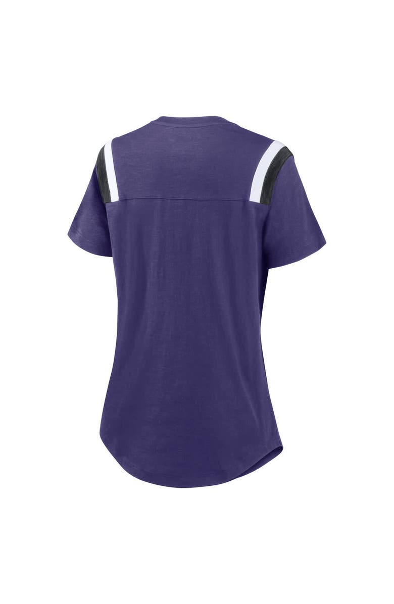 Nike Women's Nike  Purple Baltimore Ravens Historic Slub Fashion T-Shirt, Alternate, color, Purple