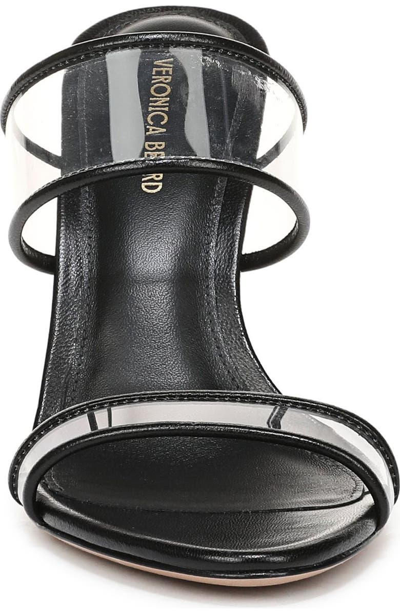 Veronica Beard Asha Sandal, Alternate, color, Clear/ Black
