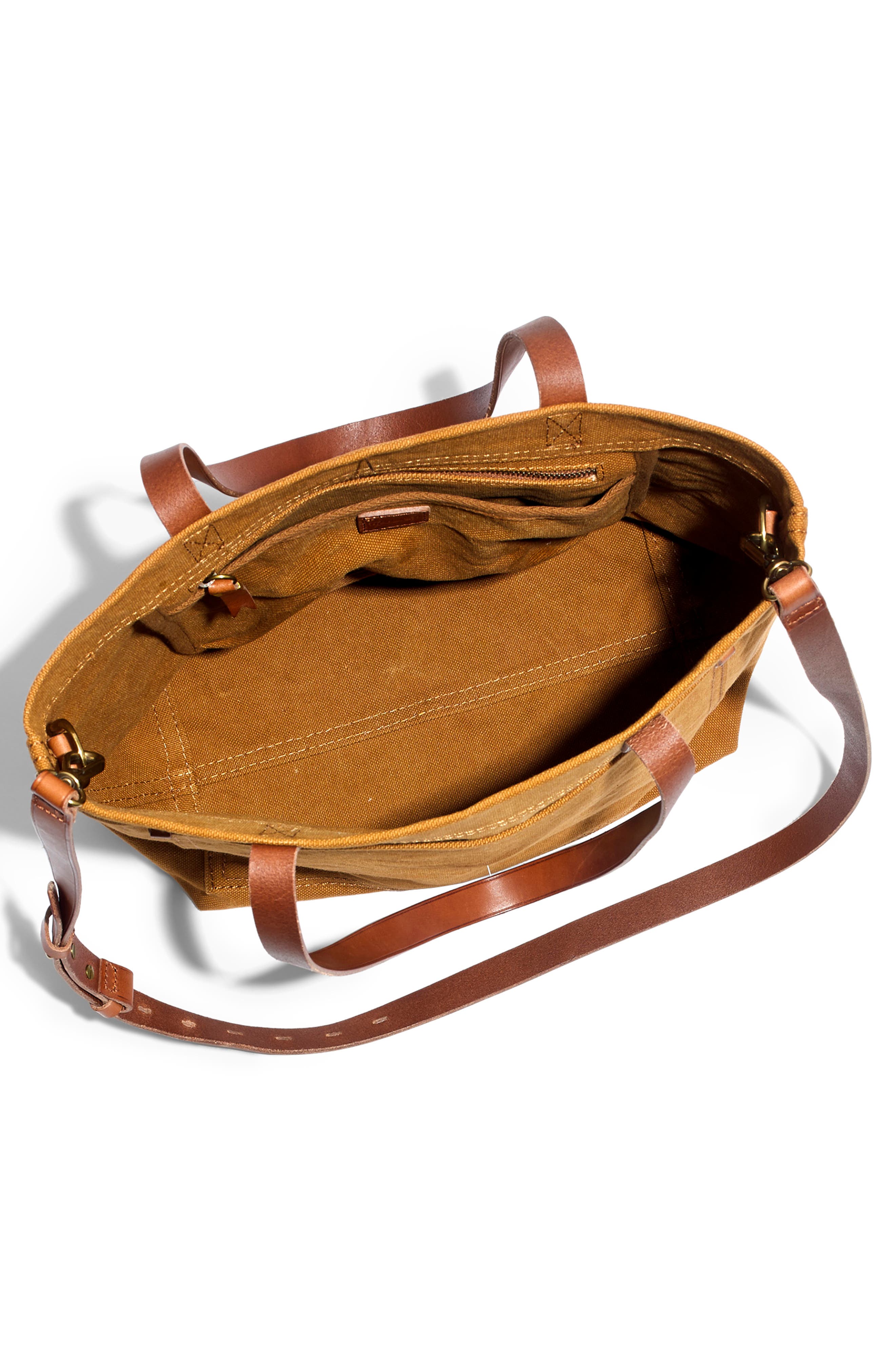 Medium Canvas Transport Tote, Alternate, color, ACORN