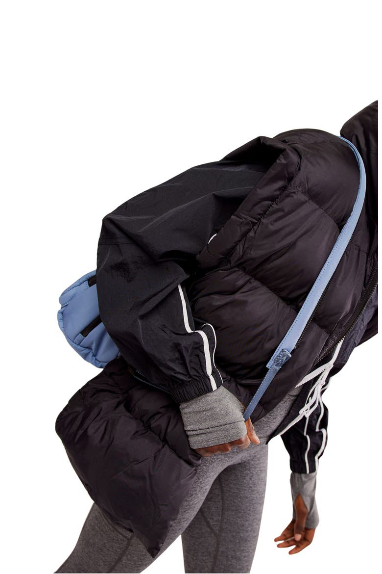 FP Movement In a Bubble Oversize Puffer Vest, Alternate, color, BLACK