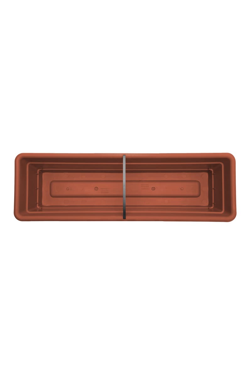 Bloem 18 Inch Dura Cotta Window Box Planter, Terra Cotta, Alternate, color, Brown