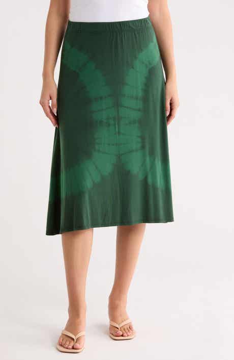 GO COUTURE Flared Midi Skirt