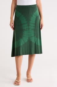 GO COUTURE Flared Midi Skirt