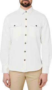 Brooklyn Brigade Solid Waffle Knit Shirt Jacket