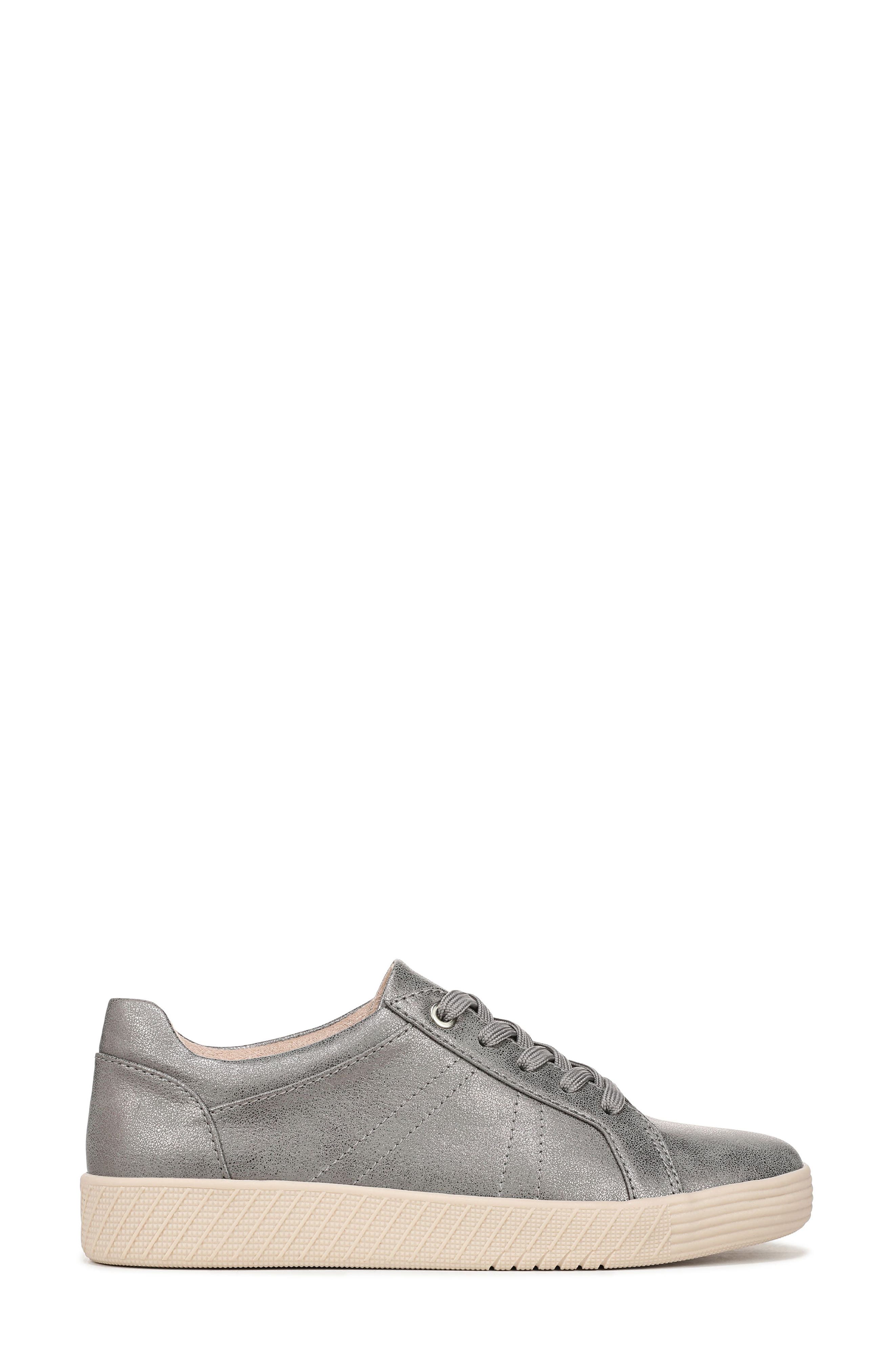 SOUL NATURALIZER Neela Low Top Sneaker, Alternate, color, Steel Grey Faux Leather