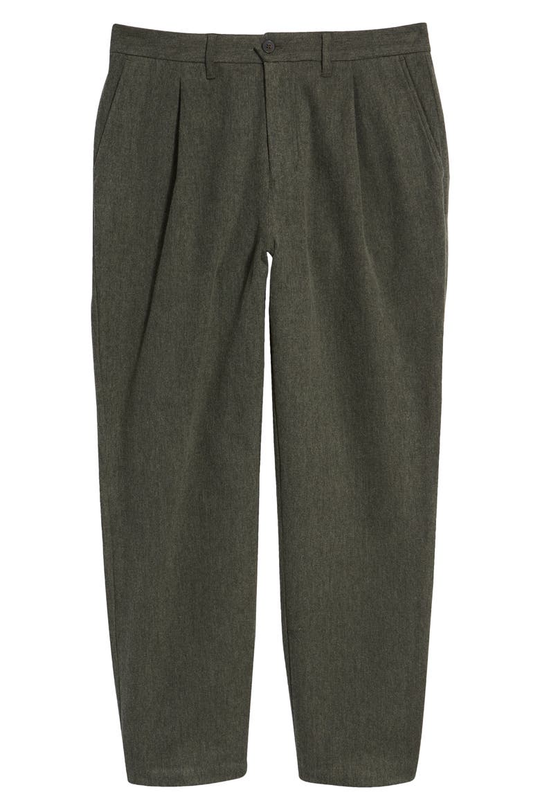 The Pleated Flex Pants, Alternate, color, GREEN